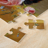 Kleurrijke  bloemen Vase Art Painting Legpuzzel (Zijkant)