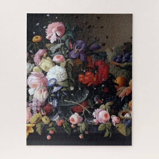 Kleurrijke  bloemen Vase Art Painting Legpuzzel (Verticaal)