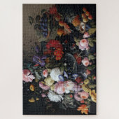 Kleurrijke  bloemen Vase Art Painting Legpuzzel (Verticaal)