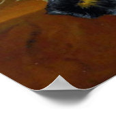 Kleurrijke bloemen Vase Art Painting Poster (Hoek)