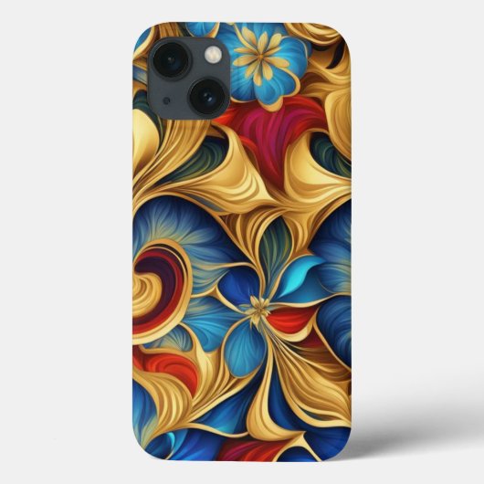 Kleurrijke bloemen veelkleurig Case-Mate iPhone case (Achterkant)