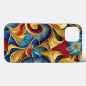 Kleurrijke bloemen veelkleurig Case-Mate iPhone case (Achterkant (horizontaal))