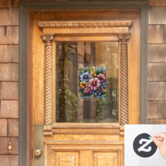  Kleurrijke Bloemen Venster Cling Raamsticker