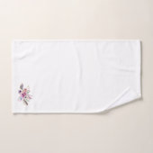 Kleurrijke bloemen & veren Boho boeket Bad Handdoek (Handdoek)