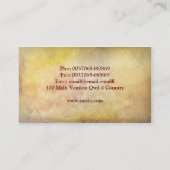  kleurrijke bloemen visitekaartjes (Achterkant)