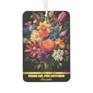 Kleurrijke bloemen voor een frisse vibe luchtverfrisser