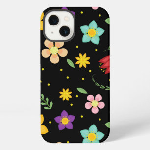 Kleurrijke Bloemen Waterverf Schattig iPhone 13 Hoesje