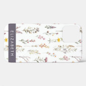 Kleurrijke bloemen, wilde bloemen, groen, Jouw naa Case-Mate iPhone Case (Achterkant (horizontaal))