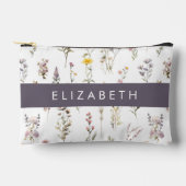 Kleurrijke bloemen, wilde bloemen, groen, Jouw naa Etui (Voorkant)