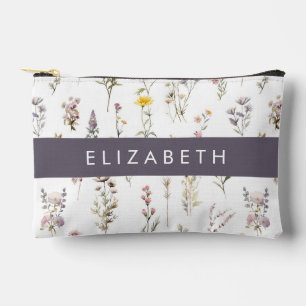 Kleurrijke bloemen, wilde bloemen, groen, Jouw naa Etui