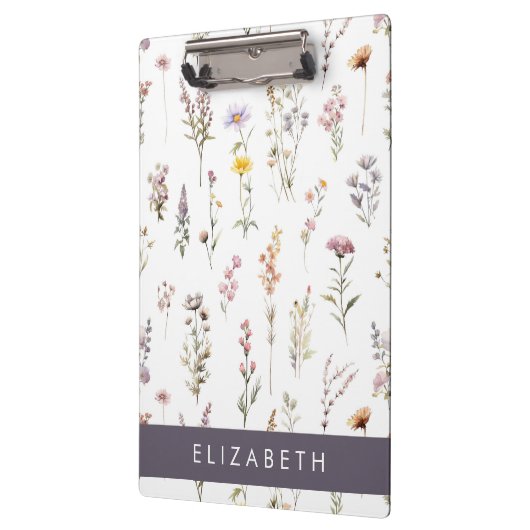 Kleurrijke bloemen, wilde bloemen, groen, Jouw naa Klembord (Links)
