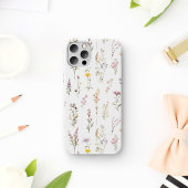 Kleurrijke bloemen, wilde bloemen, tuin bloemen Case-Mate iPhone case