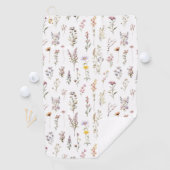 Kleurrijke bloemen, wilde bloemen, tuin bloemen golfhanddoek (Insitu)