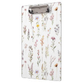 Kleurrijke bloemen, wilde bloemen, tuin bloemen klembord (Links)