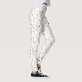 Kleurrijke bloemen, wilde bloemen, tuin bloemen leggings (Rechts)