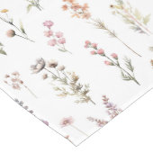 Kleurrijke bloemen, wilde bloemen, tuin bloemen medium tafelloper (Hoek)