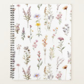 Kleurrijke bloemen, wilde bloemen, tuin bloemen planner (Voorkant)