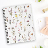 Kleurrijke bloemen, wilde bloemen, tuin bloemen planner