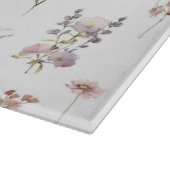 Kleurrijke bloemen, wilde bloemen, tuin bloemen snijplank (Hoek)