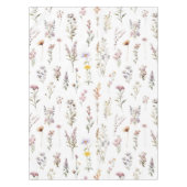 Kleurrijke bloemen, wilde bloemen, tuin bloemen tafelkleed (Voorkant)