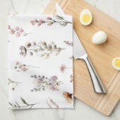 Kleurrijke bloemen, wilde bloemen, tuin bloemen theedoek (Quarter Fold)