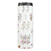 Kleurrijke bloemen, wilde bloemen, tuin bloemen thermosbeker (Achterkant)