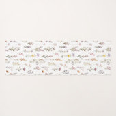 Kleurrijke bloemen, wilde bloemen, tuin bloemen yogamat (Achterkant (horizontaal))