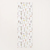Kleurrijke bloemen, wilde bloemen, tuin bloemen yogamat (Achterkant)