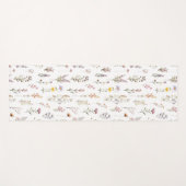 Kleurrijke bloemen, wilde bloemen, tuin bloemen yogamat (Voorkant (horizontaal))