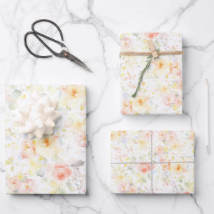 Kleurrijke Bloemen Wildflower Meadow Garden Elegan Inpakpapier Vel