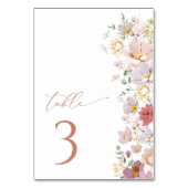 Kleurrijke bloemen, Wildflowers, Boho, Wedding Kaart (Voorkant)