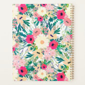 Kleurrijke Bloemen Witte Botanische Planner (Achterkant)