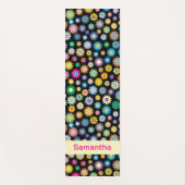 Kleurrijke bloemen Yoga Mat (Voorkant)