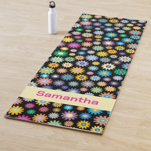 Kleurrijke bloemen Yoga Mat (In situ)