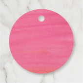 Kleurrijke Bloemen Zomertuin Baby shower Favor T Bedankjes Labels (Achterkant)