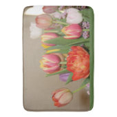 Kleurrijke bloemenbloei badmat (Voorkant Verticaal)