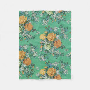 kleurrijke bloemendeken voor decoratieve vloerdeke fleece deken