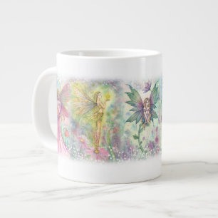 Kleurrijke Bloemenfeeën Reuzenmok Grote Koffiekop