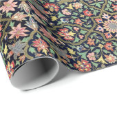 Kleurrijke  bloemenindiaanse mandala patroon cadeaupapier (Rol Hoek)