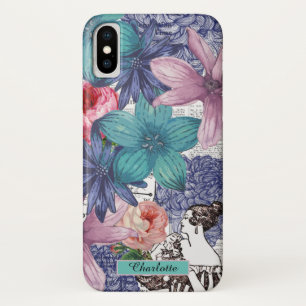 kleurrijke bloemenJouw naam Case-Mate iPhone Case
