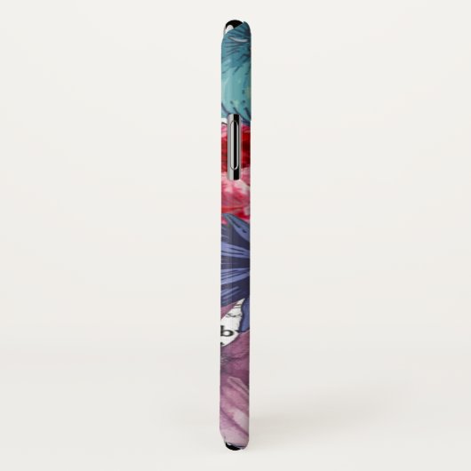  kleurrijke bloemenJouw naam Case-Mate iPhone Case (Achterkant / rechts)