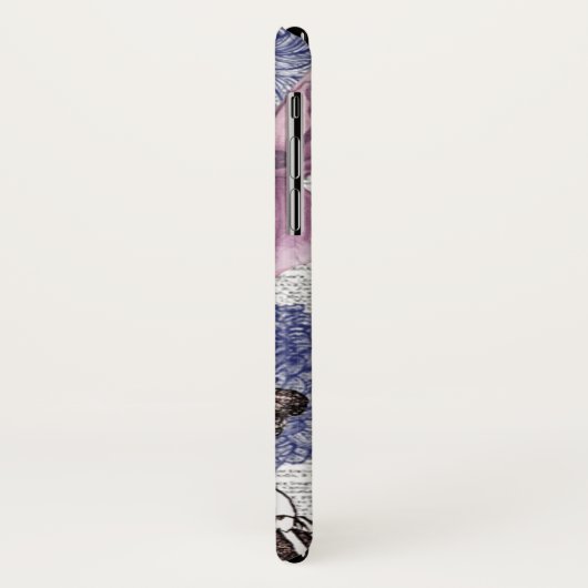  kleurrijke bloemenJouw naam Case-Mate iPhone Case (Achterkant/links)