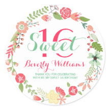 Kleurrijke bloemenkrans op wit zoet 16