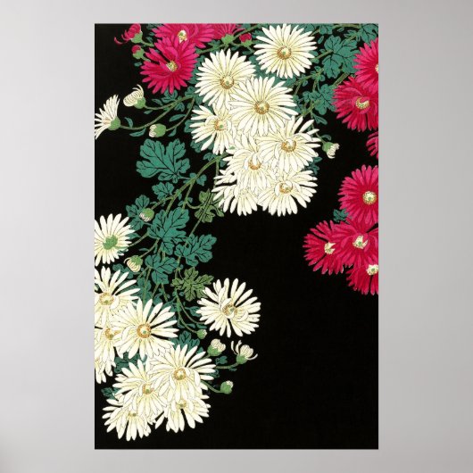  kleurrijke bloemenkunst schilderij poster (Voorkant)