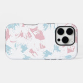 Kleurrijke bloemenpatroon achtergrond iPhone hoesje (Achterkant horizontaal)
