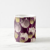 Kleurrijke bloemenpatroon achtergrond koffiemok (Center)