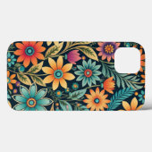  kleurrijke bloemenpatroon lente bloemkunst Case-Mate iPhone case (Achterkant (horizontaal))