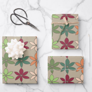 Kleurrijke Bloemenpracht Inpakpapier Vel
