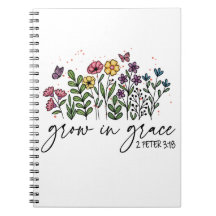Kleurrijke bloementeelt in Grace Christelijk Quote