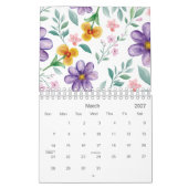 Kleurrijke Bloementuin 2026 Kalender (Mar 2027)